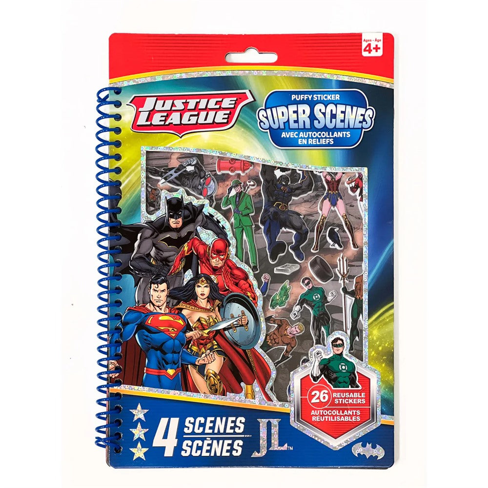 Justice League Puffy Stickers