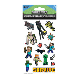 Minecraft™ Stickers 4 Sheets