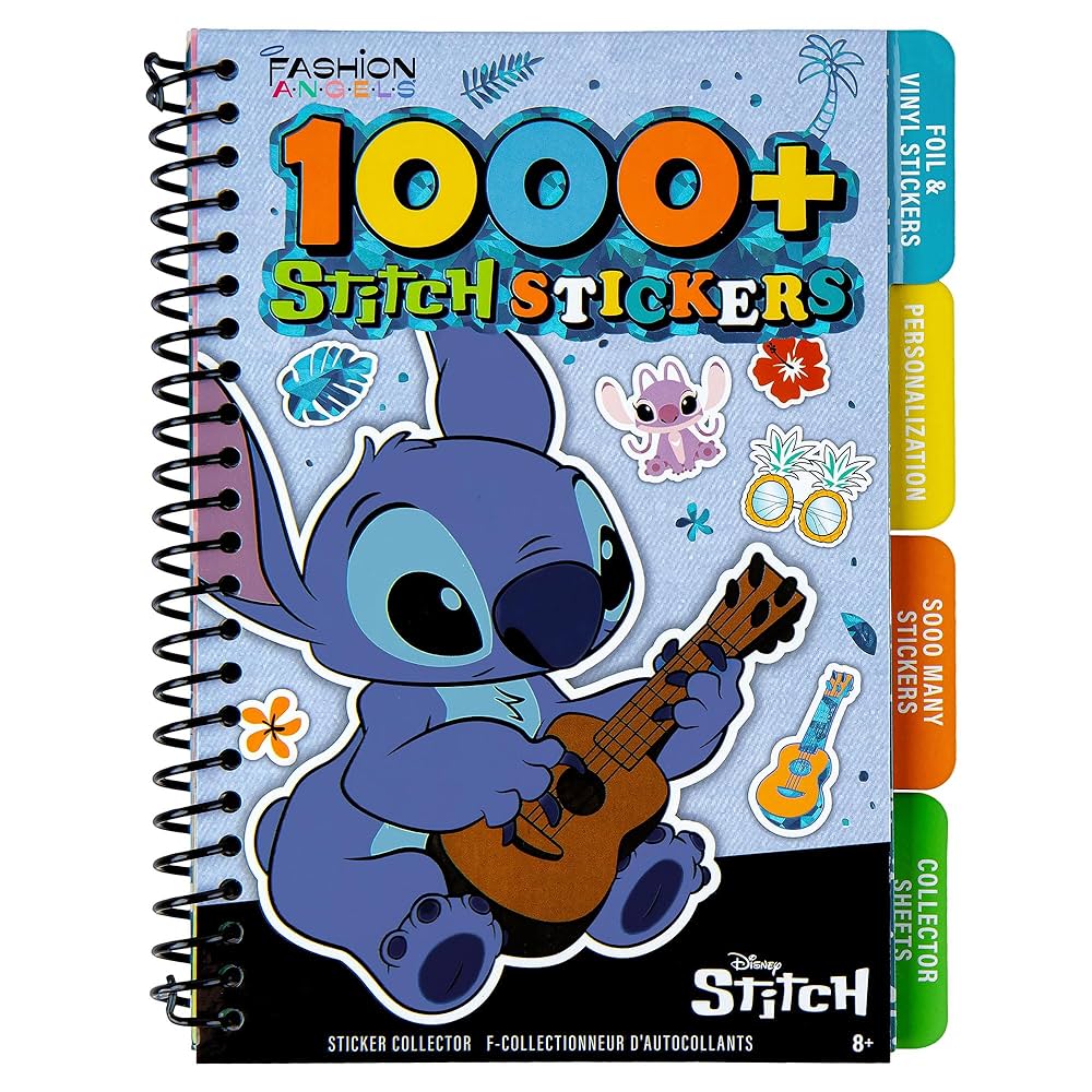 Fashion Angels Disney Stitch Sticker Book - Includes 1000+ Stickers and 10 Sticker Collector Pages