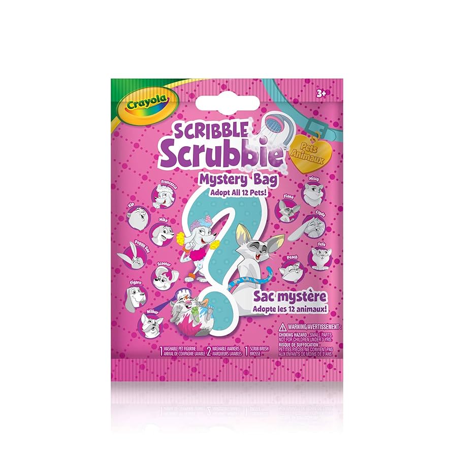 Crayola Scribble Scrubbie Surprise Toy Pet,