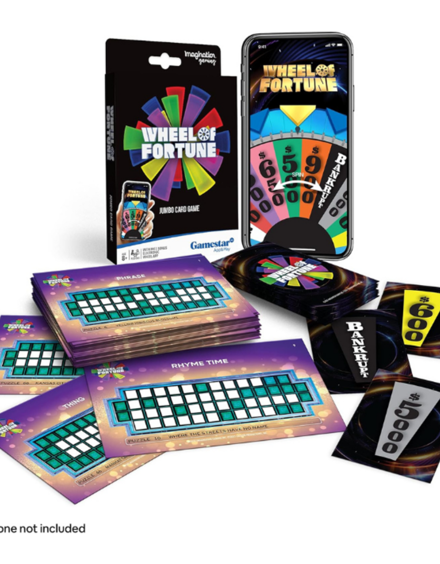 Wheel of Fortune Jumbo Card Game