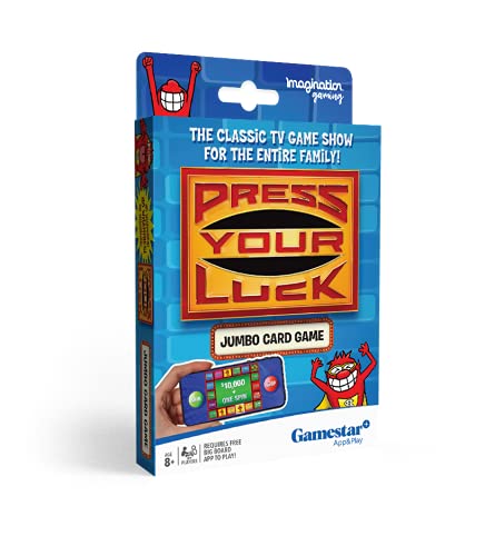 Press Your Luck Deluxe Jumbo Card Game