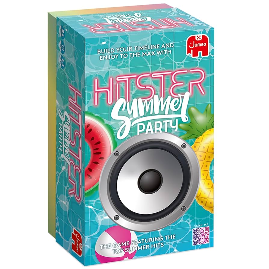 Hitster Summer Party - The Music Party Board, Card & Quiz Game for BBQs, Date Nights & Garden Parties - 300+ New Songs - Guess the Song, Year & Artist - Adult & Family Games, 2-10 Players