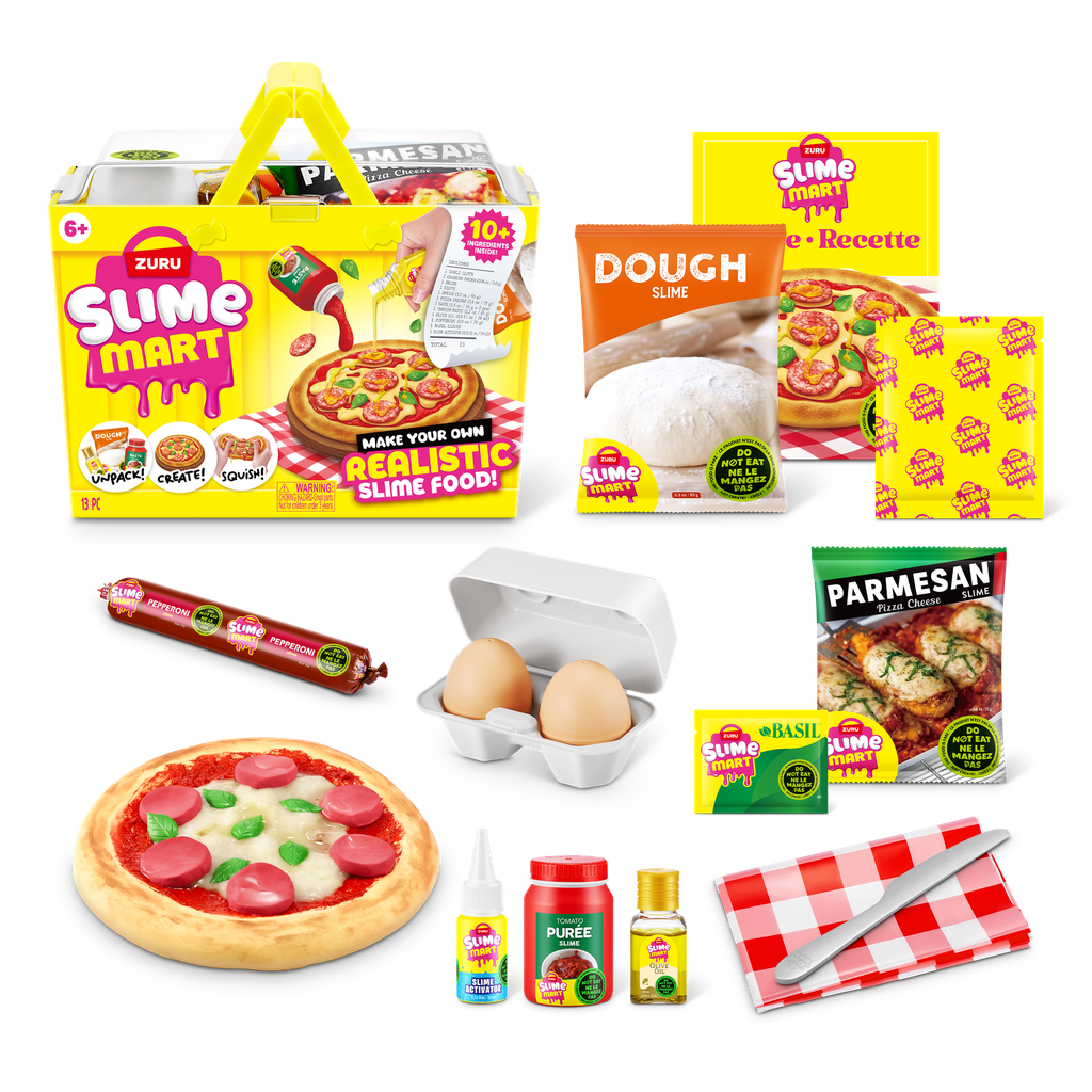Slime Mart - Small Basket, Fast Food - PIZZA