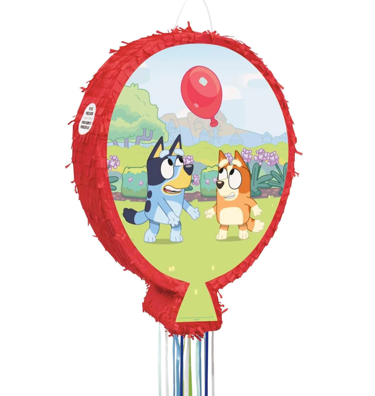 Bluey Shaped Drum Pinata