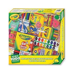 Springbok's 1000 Piece Jigsaw Puzzle Crayola Artist's Table - Made in USA