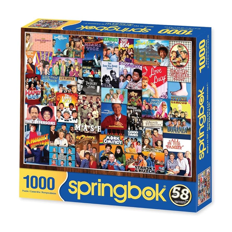 Spring book “ what’s on the tv?” 1000 pieces