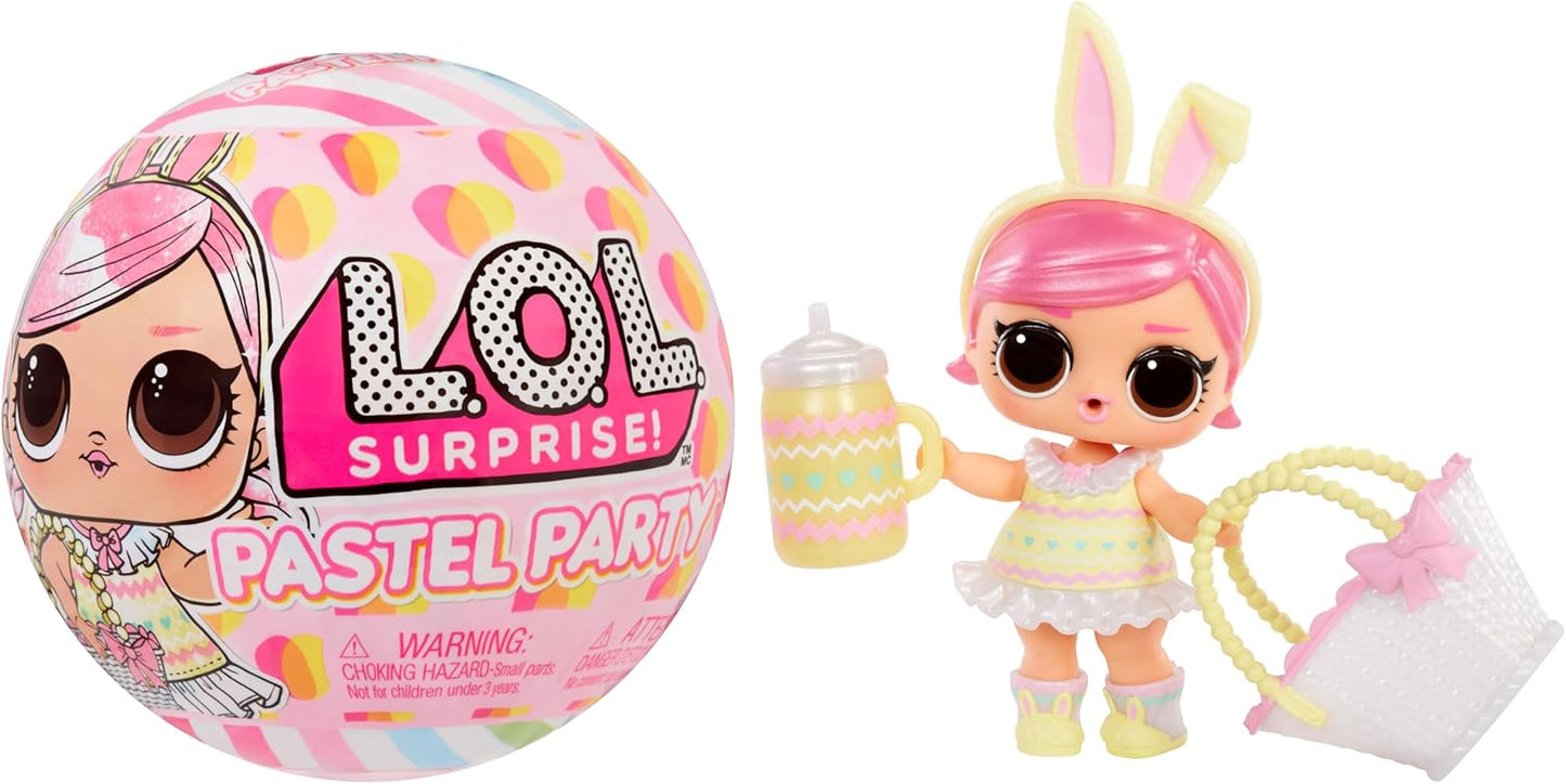 LOL Surprise Pastel Party™ Collection Limited-Edition Doll with 6+ Surprises to UNbox Including Hops Tot and Matching Easter Accessories