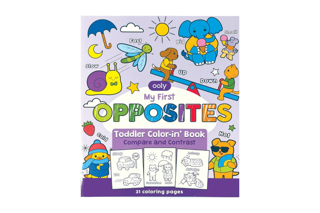 Ooly toddler coloring book