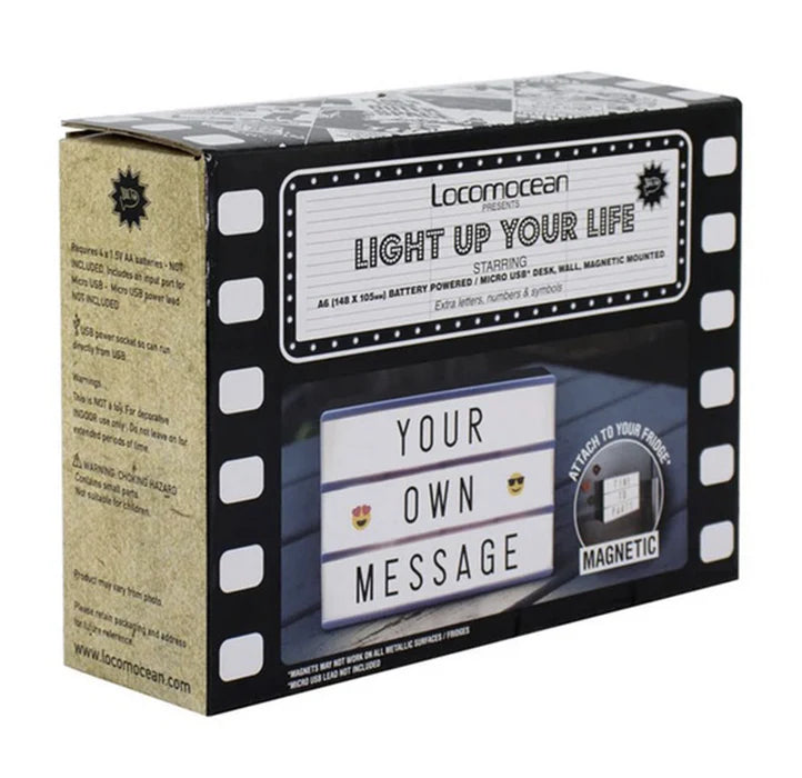 magnetic lightbox black