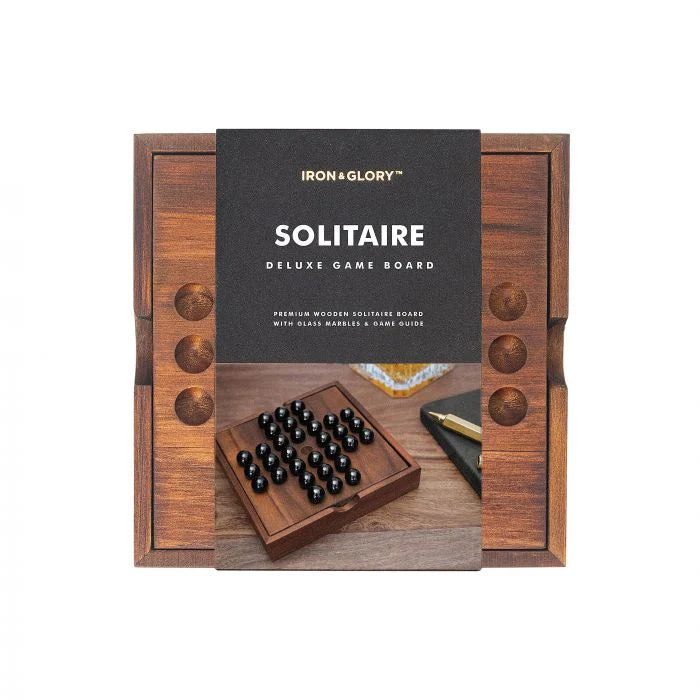 Iron & Glory | Solitaire Game | Wooden Puzzle Board Games for Adults | Puzzle Games