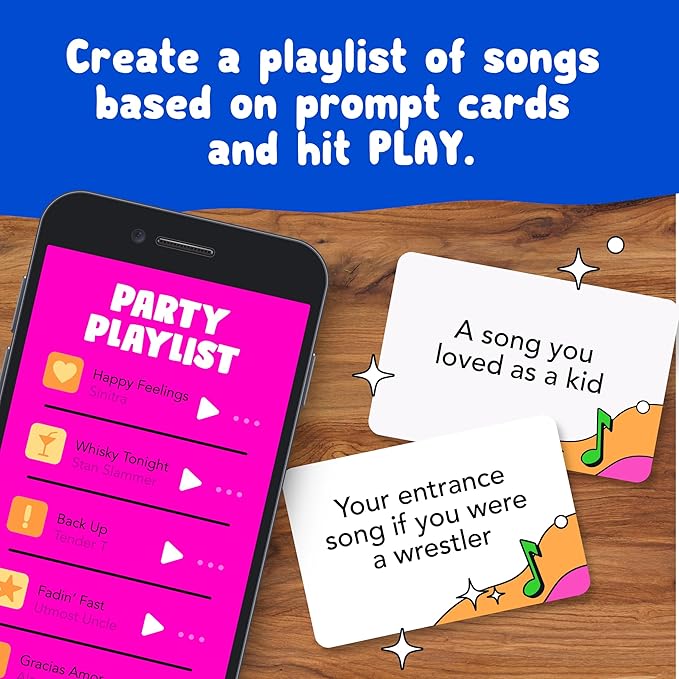Add to Playlist card game