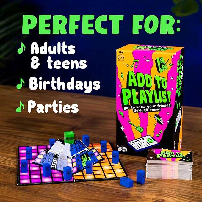 Add to Playlist card game
