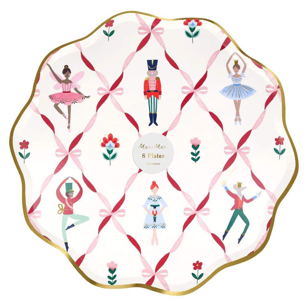 Nutcracker Ballet Dinner Plates 8pk.