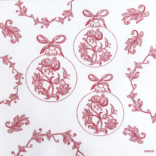 BOULE BAROQUE - ORNAMENT PAVIOT DINNER NAPKIN