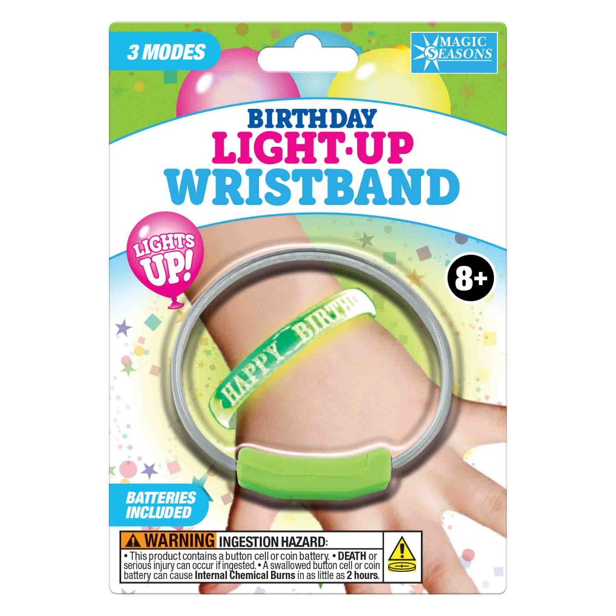 Birthday light up wrist band