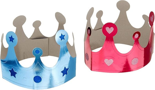 Amscan assorted color crowns