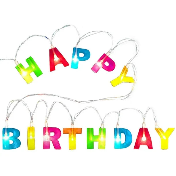 HAPPY BIRTHDAY STRING LIGHT UP