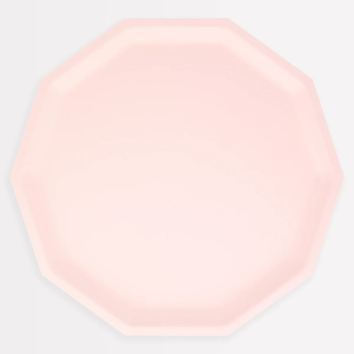 PINK DECAGON DINNER PLATES