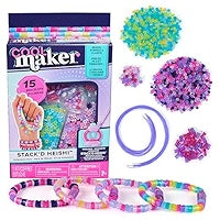 Cool Maker, Stack’d Heishi Expansion Pack, Bracelet Making Kit with over 1300 Beads for Bracelets, Makes 15, Arts and Crafts Kids Toys for Girls Ages 7 and up