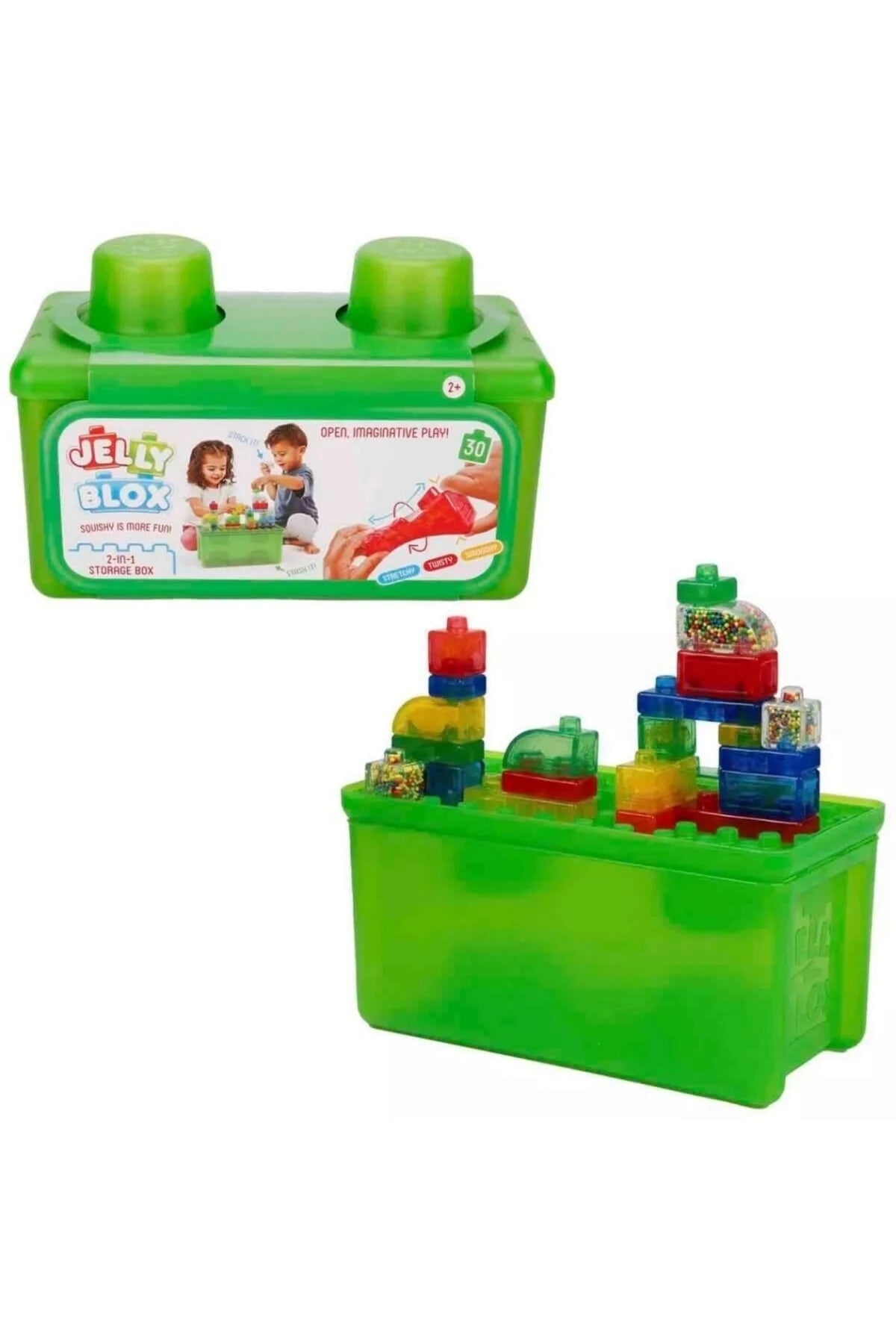 Goliath Jelly Blox Stash & Stack - 2-in-1 Storage Case