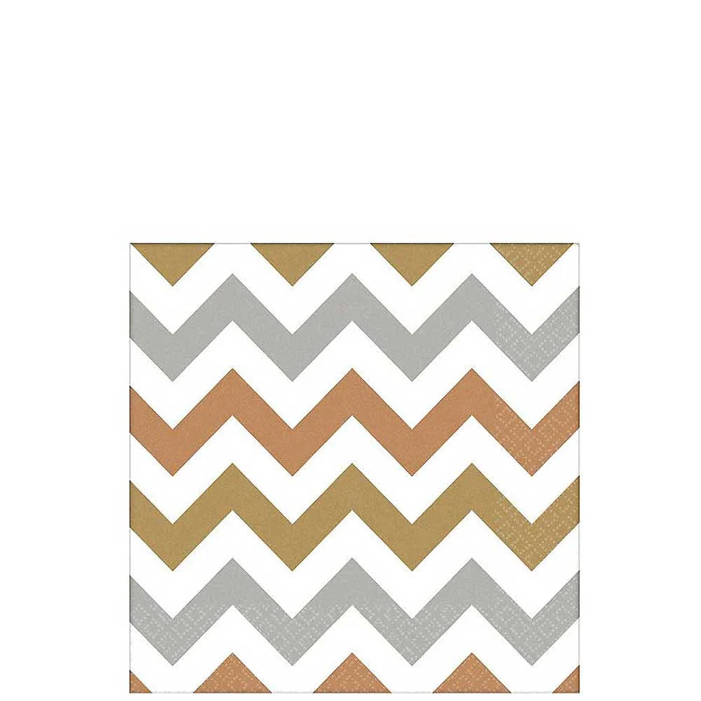 CHEVRON MIXE MET COCKTAIL NAPKIN