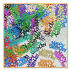 Happy birthday confetti