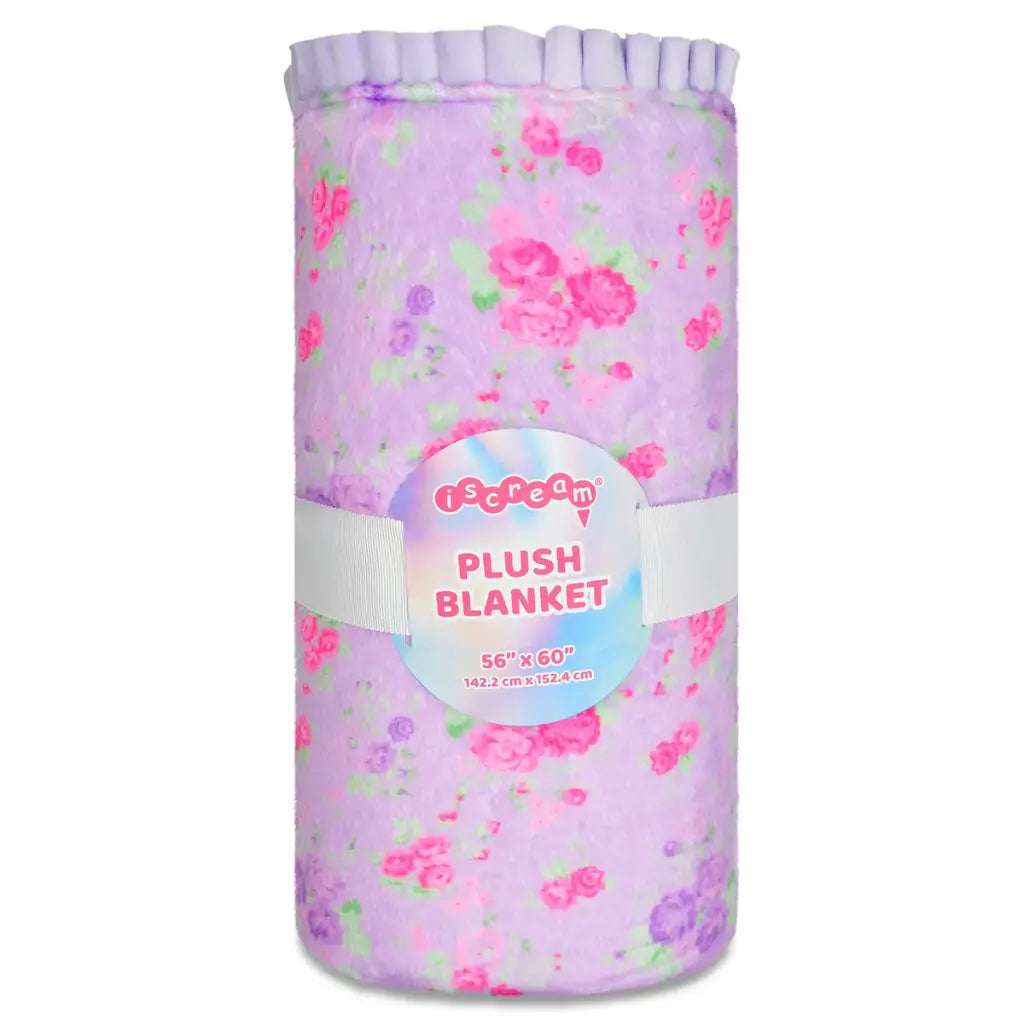 Iscream Forever Floral Plush Blanket