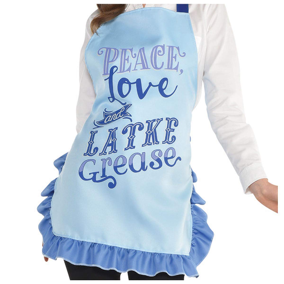 PEACE LOVE AND LATKE GREASE APRON - 1PC