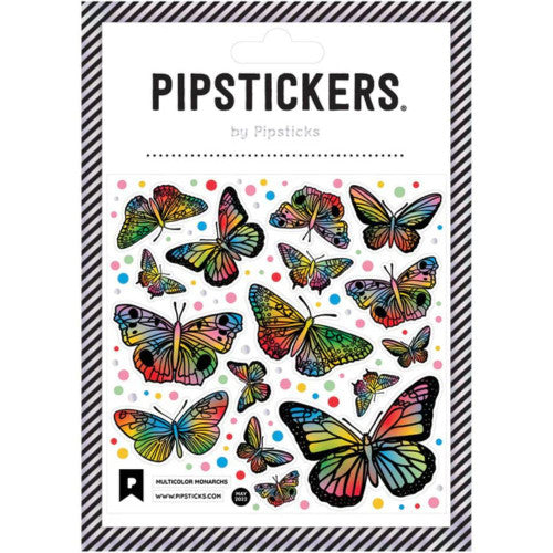 Pipsticks® 4x4" Fuzzy Sticker Sheet: Groovy Butterflies