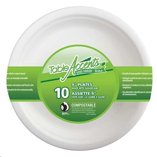Table accents disposable plate 9” 10PK