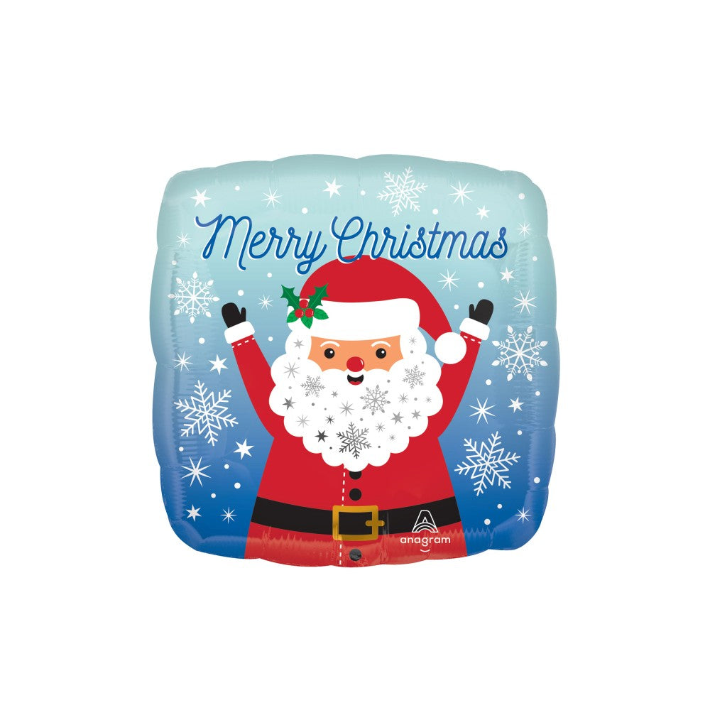 Santa foil standard balloon