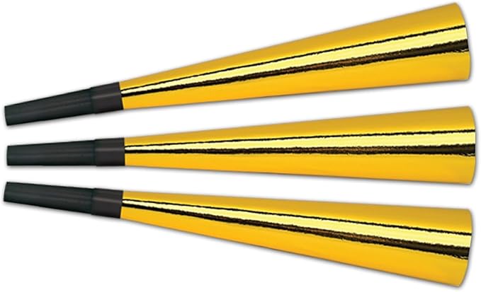 Gold foil horns