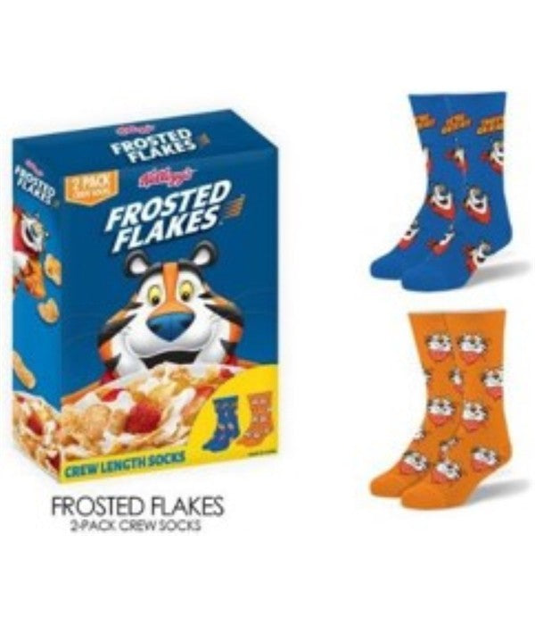 FROSTED FLAKES - 2 PAIRS OF THEMED CREW SOCKS