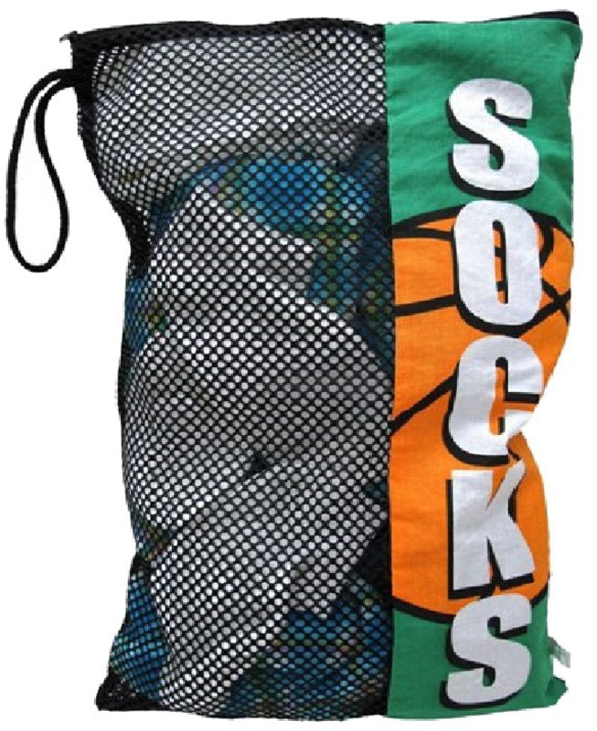 Sock bag basketball theme