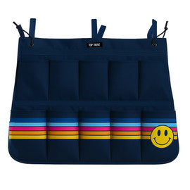 Retro Stripes Happy Face Shoe Organizer