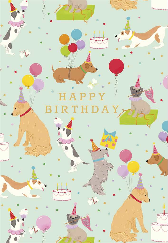 Happy Birthday Dog card
