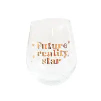 Jollity & Co Future Reality Star Wine Glass