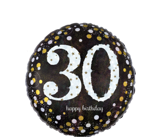 30th happy birthday balloon
