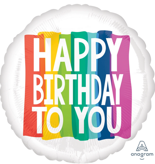 Rainbow Wishes SuperShape Balloon