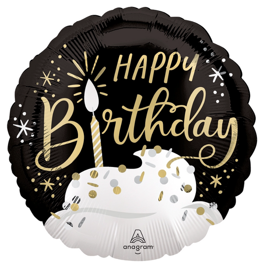 Satin BSG Birthday Wishes Foil Balloon