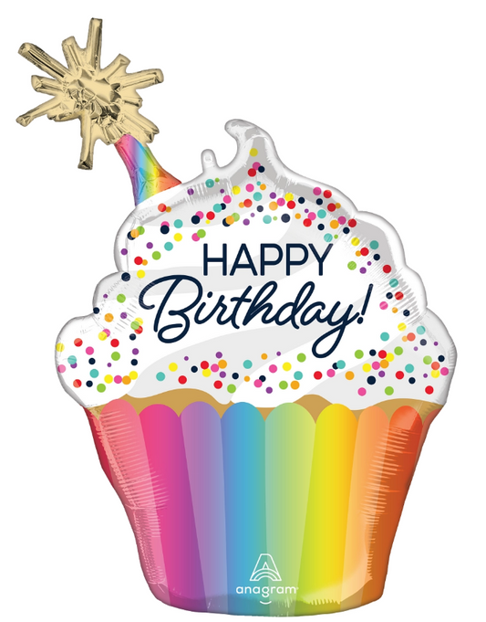 Confetti Sprinkle Birthday SuperShape Balloon