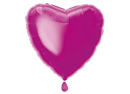 Hot Pink Heart Balloon