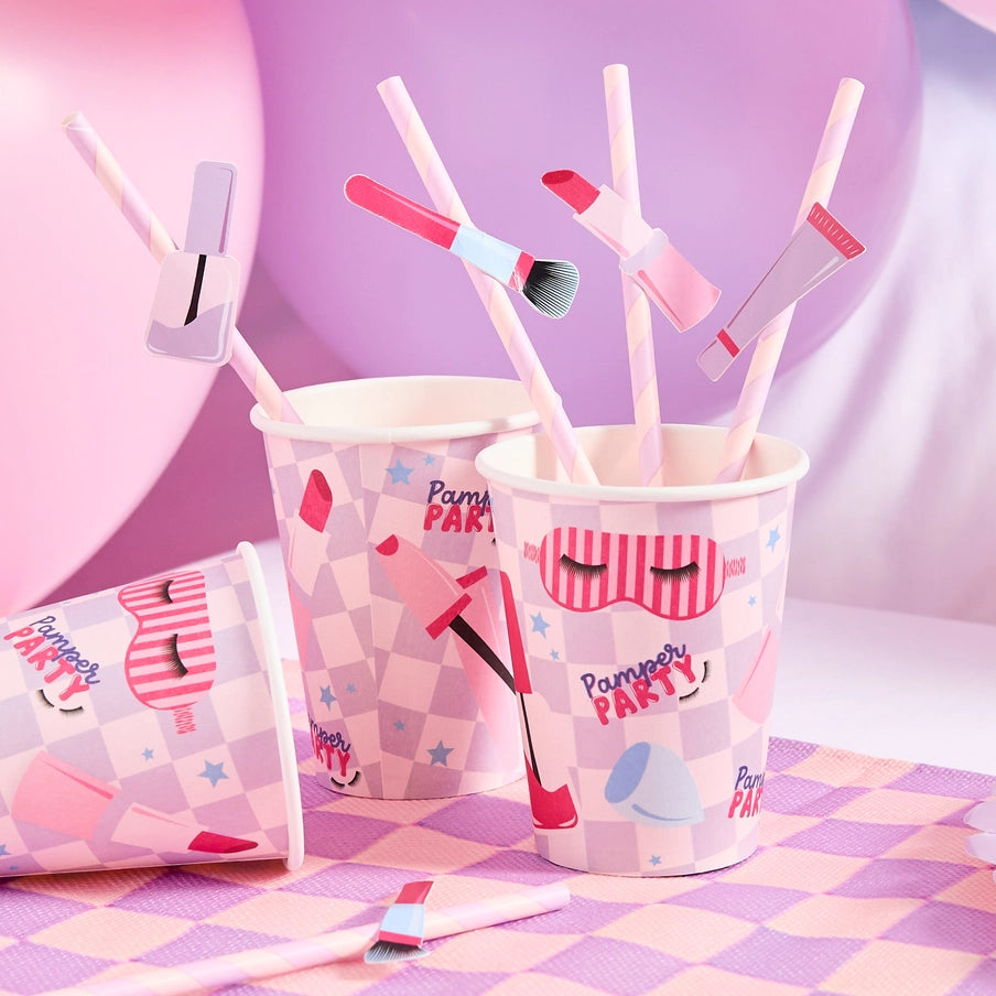 Make Up Paper Straws