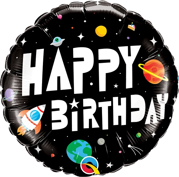 Birthday Astronaut Foil Balloon