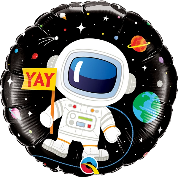 Birthday Astronaut Foil Balloon
