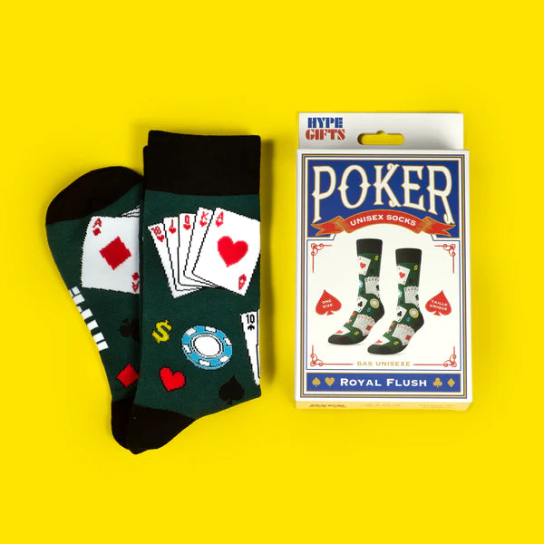ROYAL FLUSH POKER SOCKS