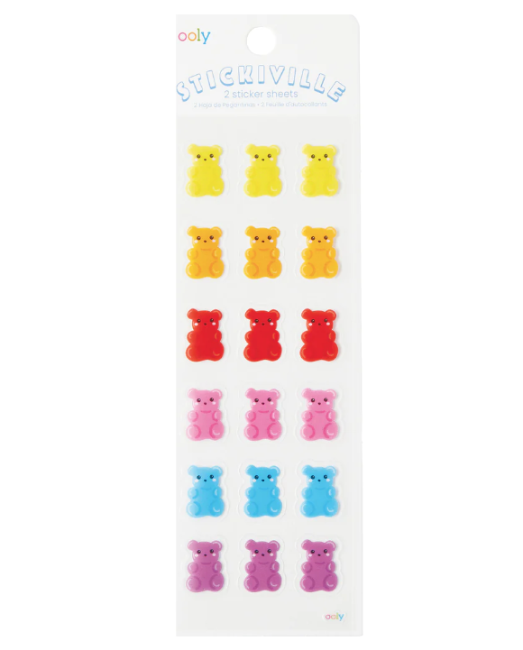 Teddy bear stickers
