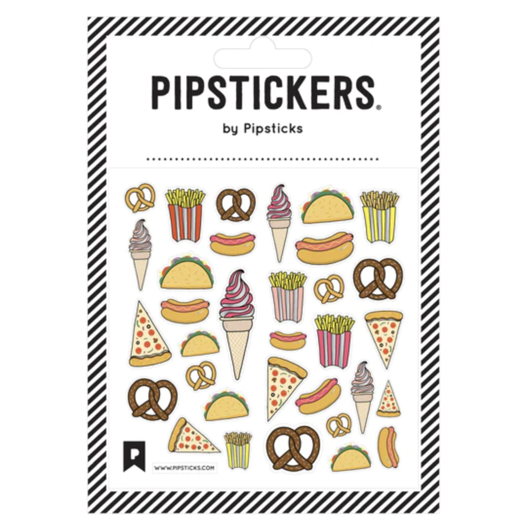 Junk food fun stickers