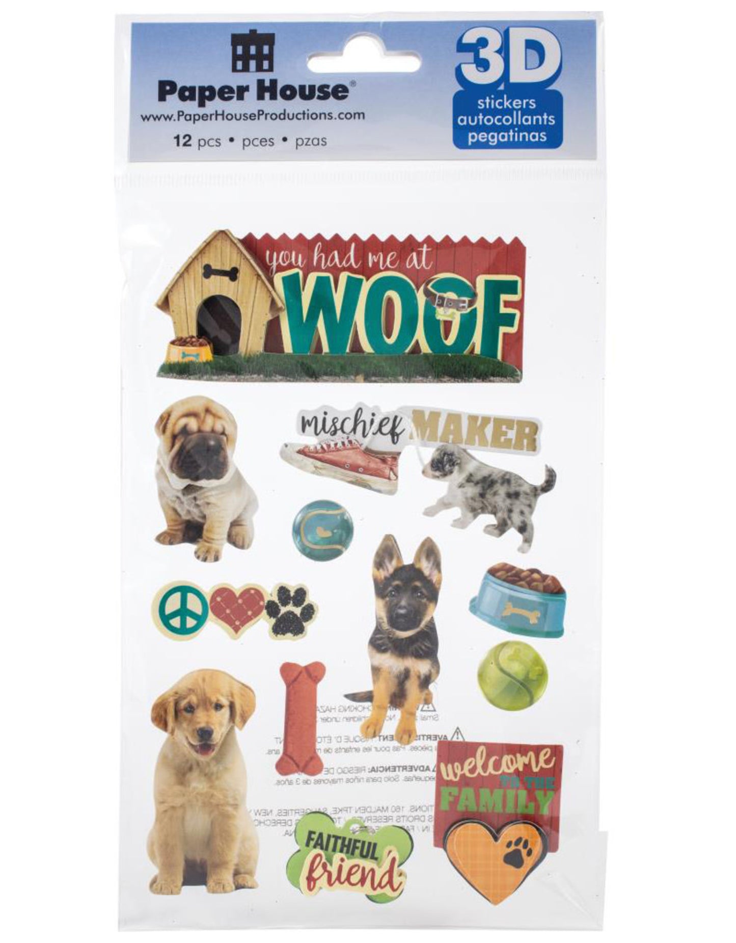 You had me at Wood 3D Sticker set